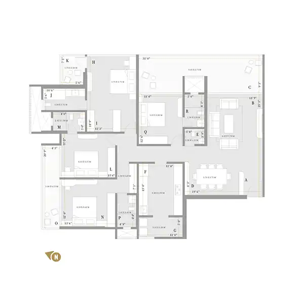 Tower - A 4 Bed Garden (Type 2B)